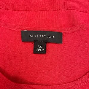Ann Taylor top, red. XS. Gently used